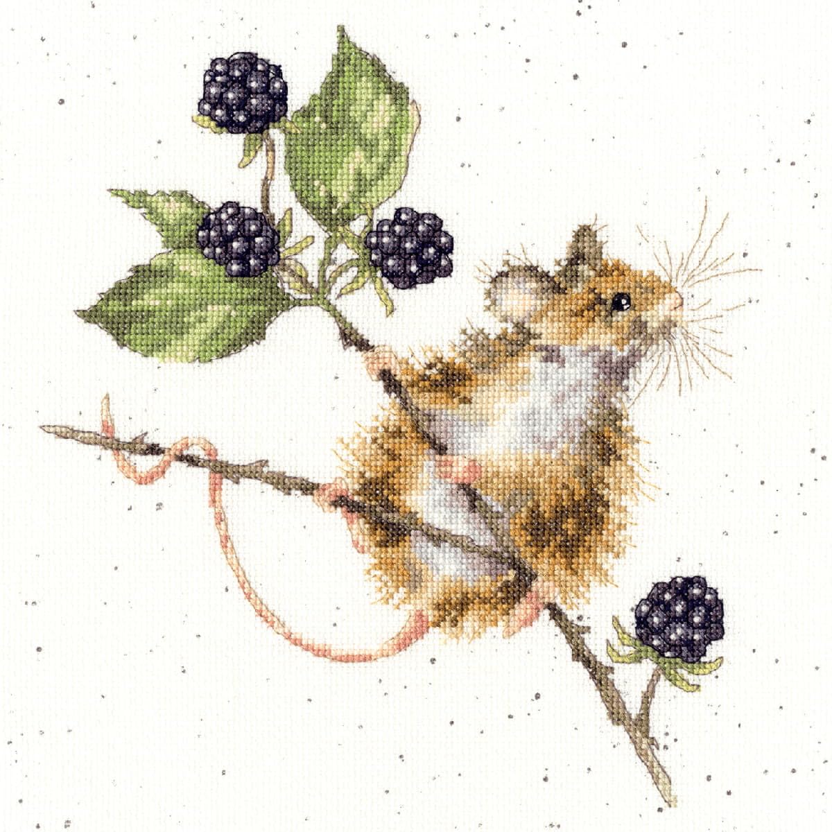 Bothy Threads Cross Stitch Kit - Brambles