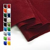 Burgundy Felt Fabric 36" X 36"(1 Square Yard), 1.6mm Thick Soft and Durable Flexible Craft Felt by The Yard for Sewing DIY Art Craft Project Decorations