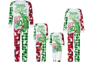 LIZXUN Christma Pajama Family Christmas Pjs Matching Sets