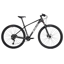 SAVADECK Carbon Fiber Mountain Bike, Dual Disc