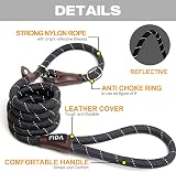 Fida Slip Lead for Dogs 1.8m One-Size-Fits-All Reflective Training Leash view 2