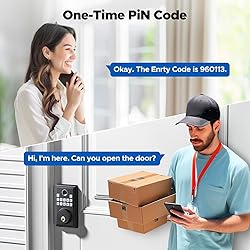 CAMCAMP Fingerprint Door Lock, Keyless Entry Door