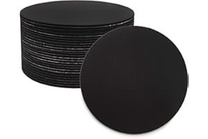 hBARSCI Adhesive Magnetic Circles, 25 Pieces - 2.03" x 0.03" - Premium Quality, Flexible - 4 Mil Acrylic Adhesive, Moisture S
