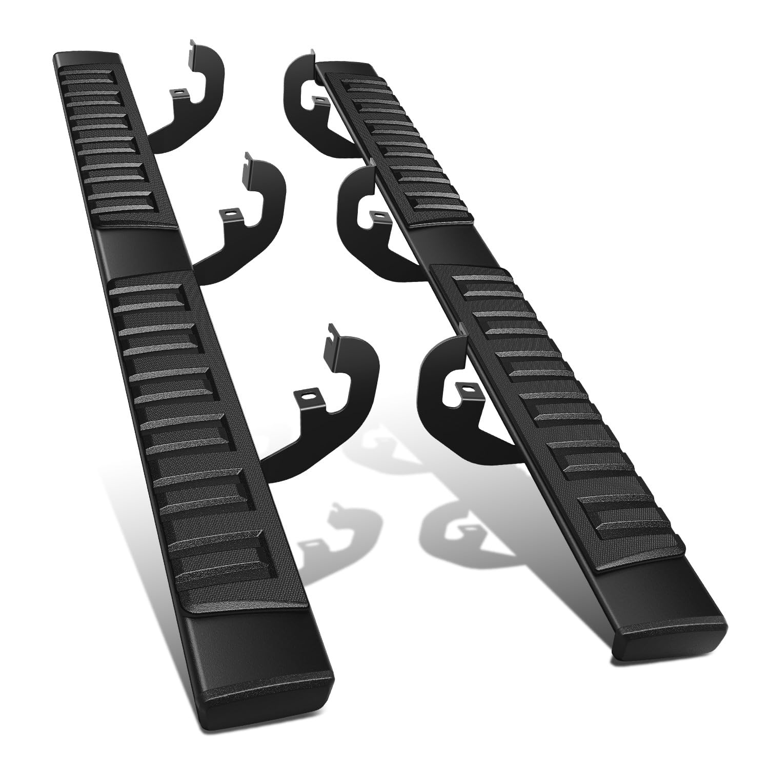 Photo 1 of DNA MOTORING 6 Inch Wide Flat Running Boards Side Step Bars Compatible with 19-25 Silverado Sierra 1500/20-25 Silverado Silverado 2500HD 3500HD Extended Cab, STEPB-A-0010