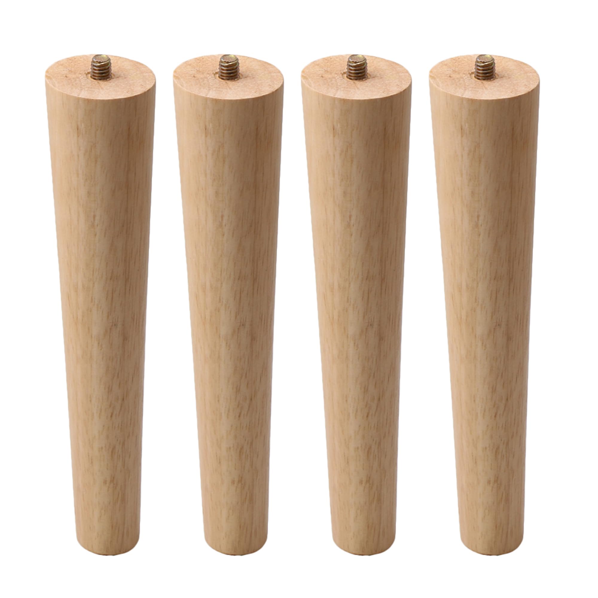 4pcs Wood Furniture Legs Couch Legs Modern Style Solid Wood Replacement Furniture Feet for Bed Cabinet Couch Cupboard