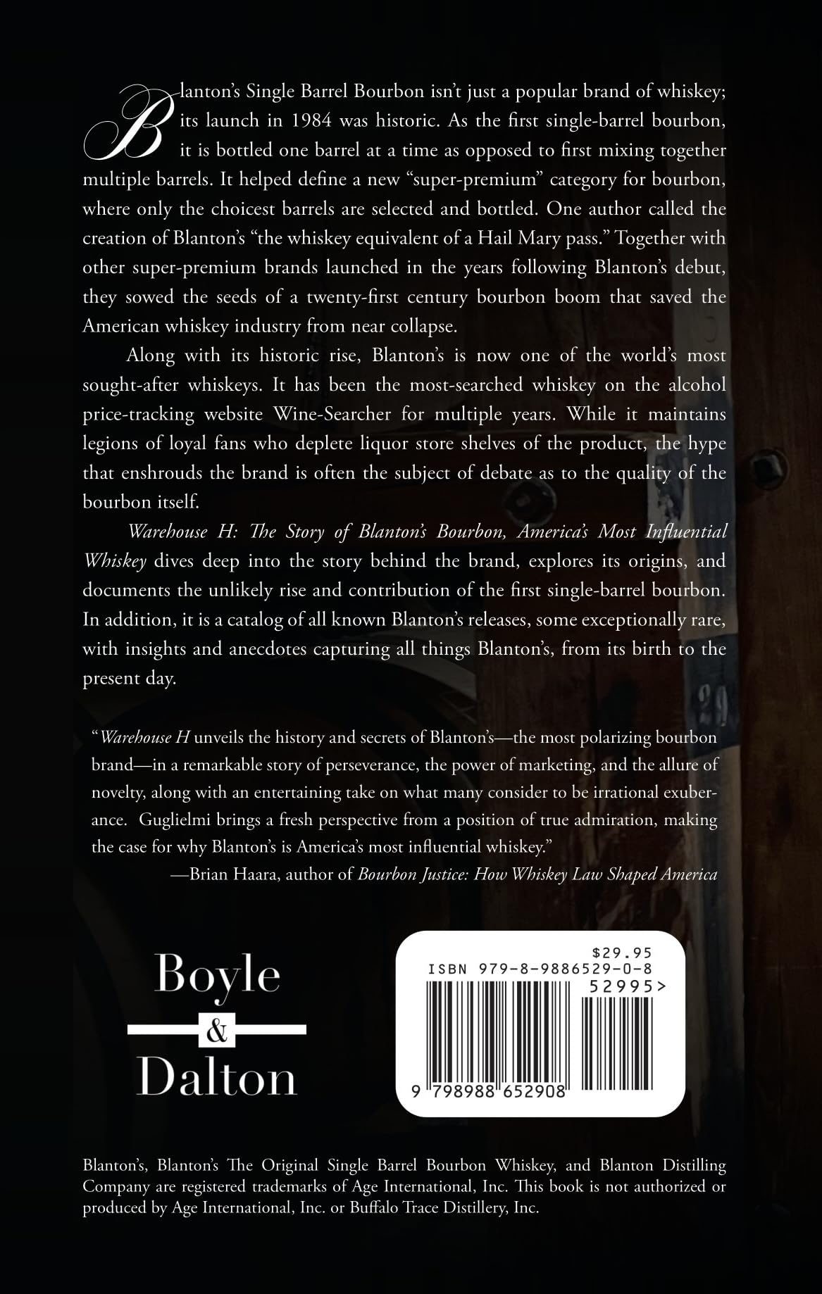 Warehouse H: The Story of Blanton's Bourbon, America's Most Influential Whiskey