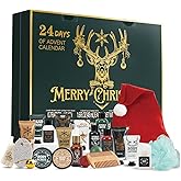 Advent Calendar for Adults Rinse & Robust Christmas Gifts for Men Advent Skincare Calendar Countdown Calendar 24PCS 2025 Beauty Advent Calendar Beard Care Set for Men