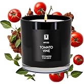 Lulu Candles Tomato &amp; Vine Scented Soy Jar Candle, 9 Oz. | Smells Fresh &amp; Green, Luxury, Hand Poured in The USA, Highly Scented Long Lasting