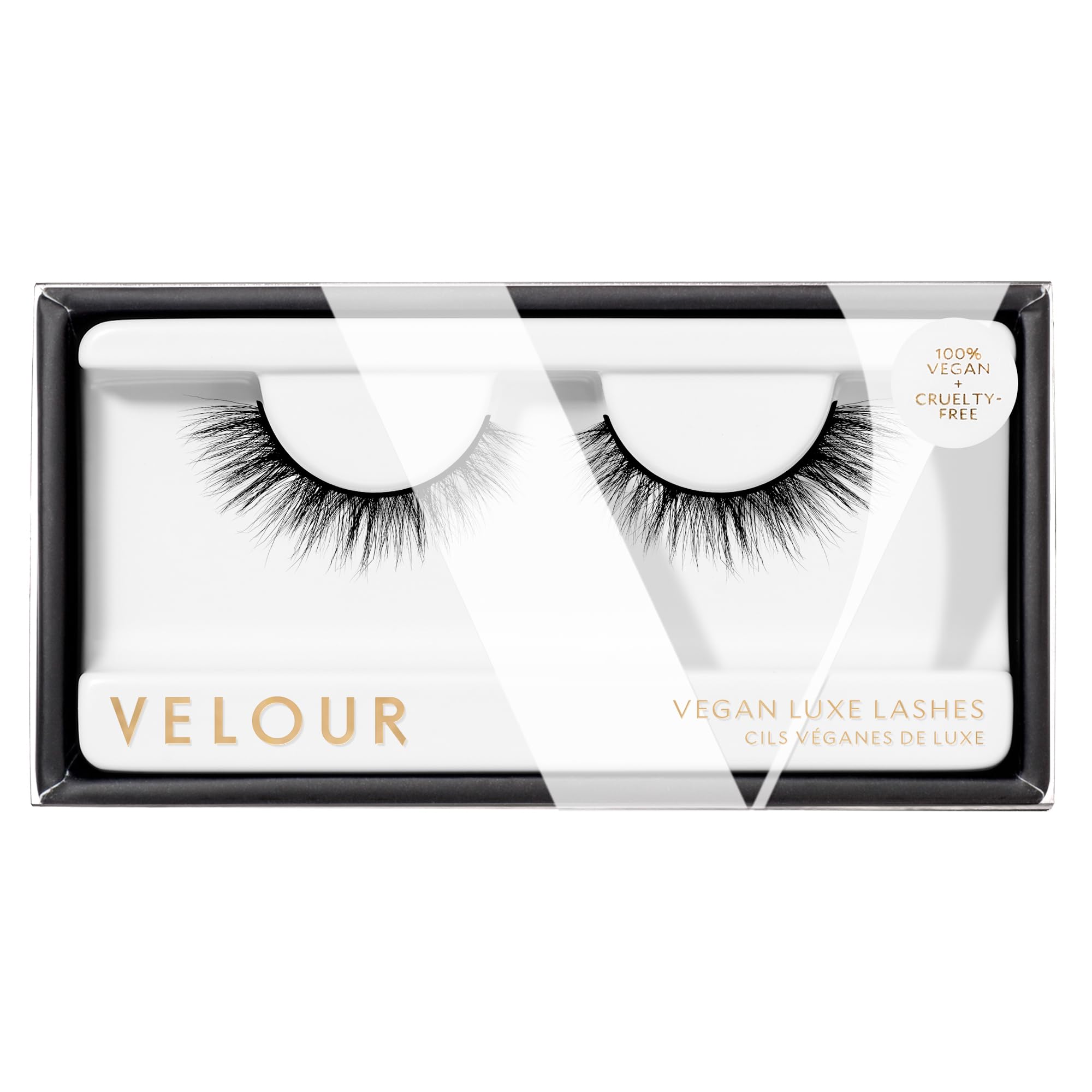 Velour Vegan Luxe Lashes - Natural Look, Vegan, Reusable - Secret Weapon