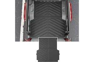 powoq Truck Bed Mat Compatible with 2020-2025 Jeep Gladiator JT Bed Mat All Weather TPE Truck Mat 5 FT Bed Liner Replacement for 2020-2023 2024 2025 Jeep Gladiator Accessories (Truck Mat)