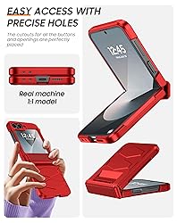 Vizvera for Samsung Galaxy Z Flip 6 Case with Hinge