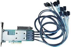 SVNXINGTII SAS9305-16i SATA SAS 16 Port HBA 12Gbs RAID Controller Card Host Bus Adapter PCIe 3.0 x8 IT-Mode 05-25703-00 Card 