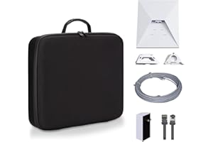 Cesicia Starlink Mini Travel Case -Perfectly Fits Starlink Mini, Footpads, Adapters, Power Supply, Various Cables (Black)