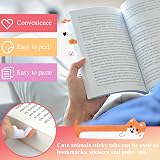 Hoiny Sticky Notes Animal Pack 270 Pieces 120 Index Tabs Cute Cartoon Memo Pages view 4