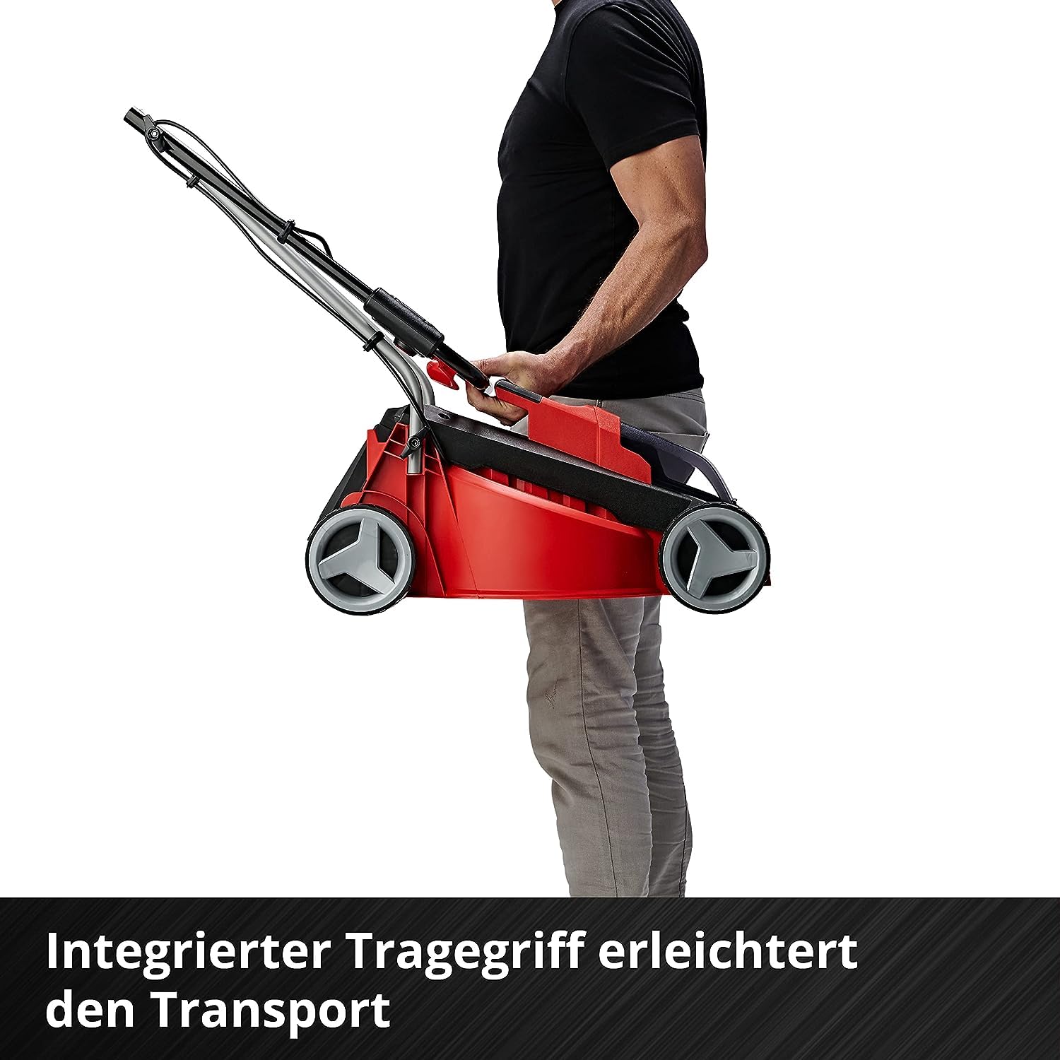 Einhell City Akku-Rasenmäher GE-cm 18/30 Li Kit Power X-Change (18 V, 30 cm Schnittbreite, bis 150 m², Brushless, 25L Fangkorb, 30-70 mm Schnitthöhe, inkl. 3,0 Ah Akku + Ladegerät) 6