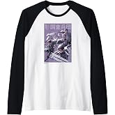 Attack on Titan Group Shot Scout Regiment Anime Epic Poster Raglan Baseball Tee