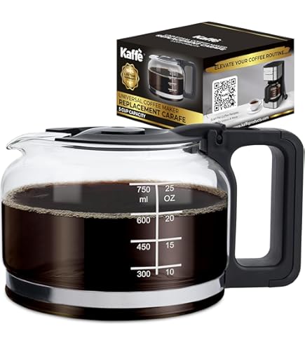 Krups F04642 Glaskrug | zu Espresso-/Kaffeemaschinenzubehör | schwarz, 1 Stück (1er Pack