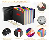 Fun Storage Expanding File Organiser Box 24 Pockets A4 Rainbow Divider view 2