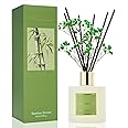Cocorrína Reed Diffuser - Bamboo Stream Scented Diffuser with 8 Sticks Home Fragrance Reed Diffuser for Bathroom Shelf Decor