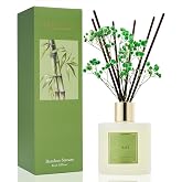 Cocorr&iacute;na Reed Diffuser - Bamboo Stream Scented Diffuser with 8 Sticks Home Fragrance Reed Diffuser for Bathroom Shelf Decor