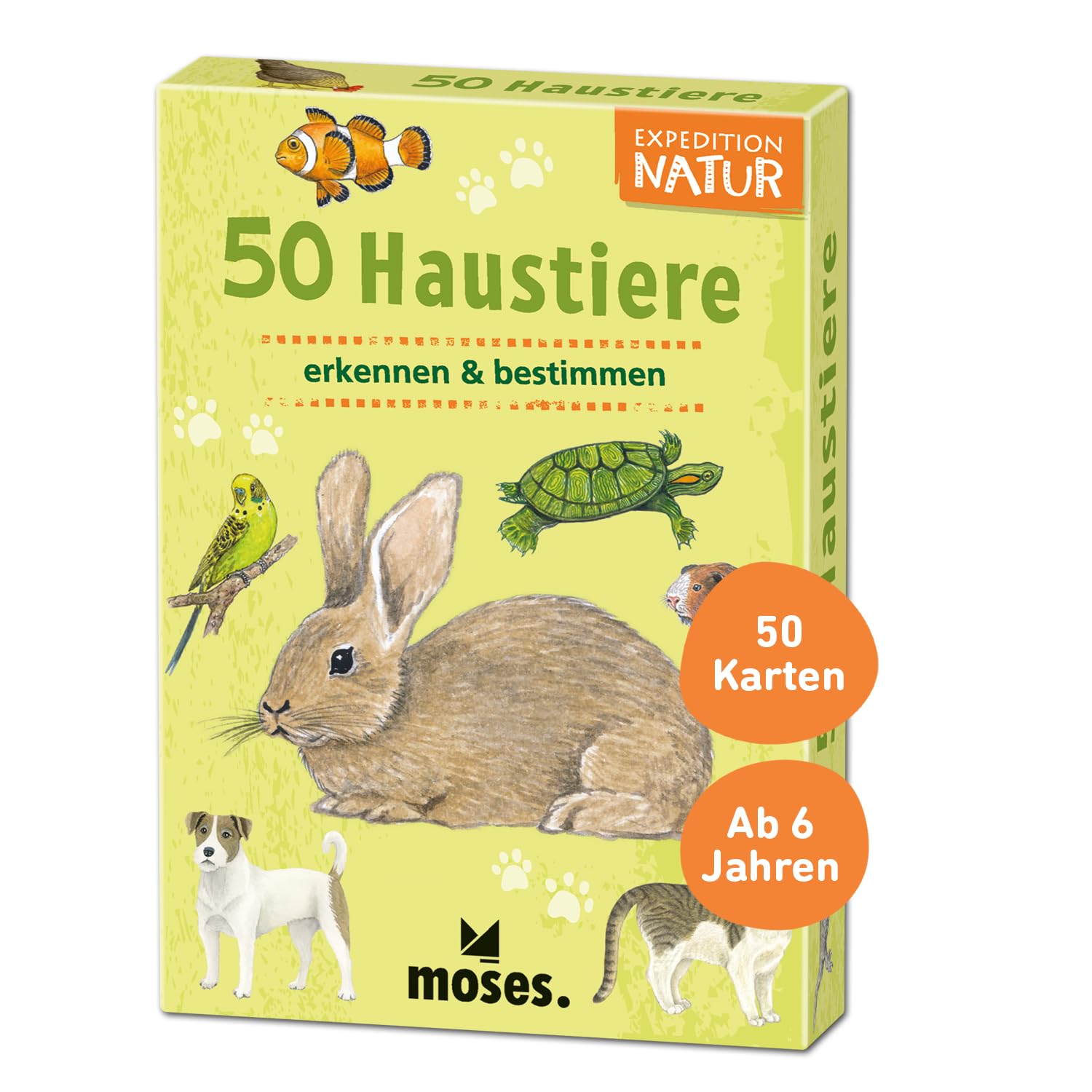 moses. Verlag GmbH 9792 Nature: 50 Pets: Detect & Determine (Expedition Natur)