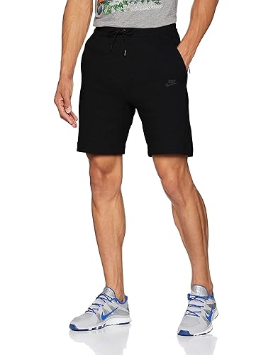 tech fleece shorts black