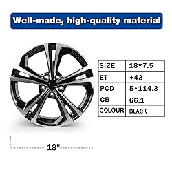 New 18"x7.5'' Wheel Rim for Nissan-Sentra SR