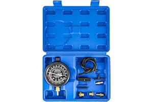 NYXOVA Vacuum and Fuel Pump Tester Gauge Kit, Gauge Leak Carburetor Pressure Diagnostics Tool Kit, Leak Carburetor Pressure D