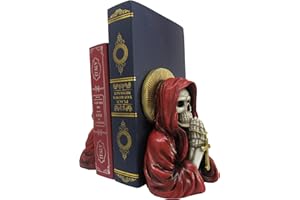 WORLD OF WONDERS GIFTS World of Wonders Libros De Los Muertos Bookend Gothic Home Decor I Santa Muerte Home Decor