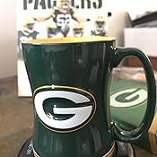 Amazon Com Nfl Green Bay Packers Boxed Relief Sculpted Mug Green Bay Packer Coffee Mug Sports Outdoors
