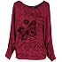 Emma & Giovanni Maglia Donna A Manica Lunga Oversize Con Stampa Lettere - Casual Chic