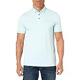 Armani Exchange Mens Slim Fit Cotton Piquet Heathered Polo