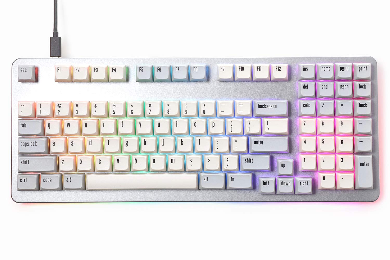 DROP + MiTo XDA Canvas Keycap Set for Full-Size Keyboards - Compatible with Cherry MX Switches and Clones (1800 Layout 114-key Kit)