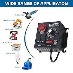 Premium AC Motor Speed Controller 120V - Adjustable