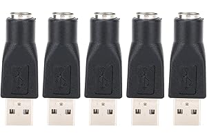 5PCS USB to for Female Adapter for Keyboard and Mouse, Portable Plug and Play Converter