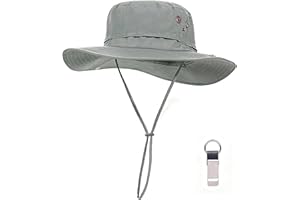 PLCWSCFV Plus Size XL XXL Sun Hats for Men Bucket Boonie UV Protection UPF50+ Waterproof Wide Brim Foldable Fishing Beach