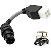 Club Car Handheld Adapter Cable 1307 Fit for Electric Club Car Model | Use with Curtis Speed Code Programmer 1311/1313 , 4-Pin Diagnostic Cable Adapter Replaces OEM# 102251501