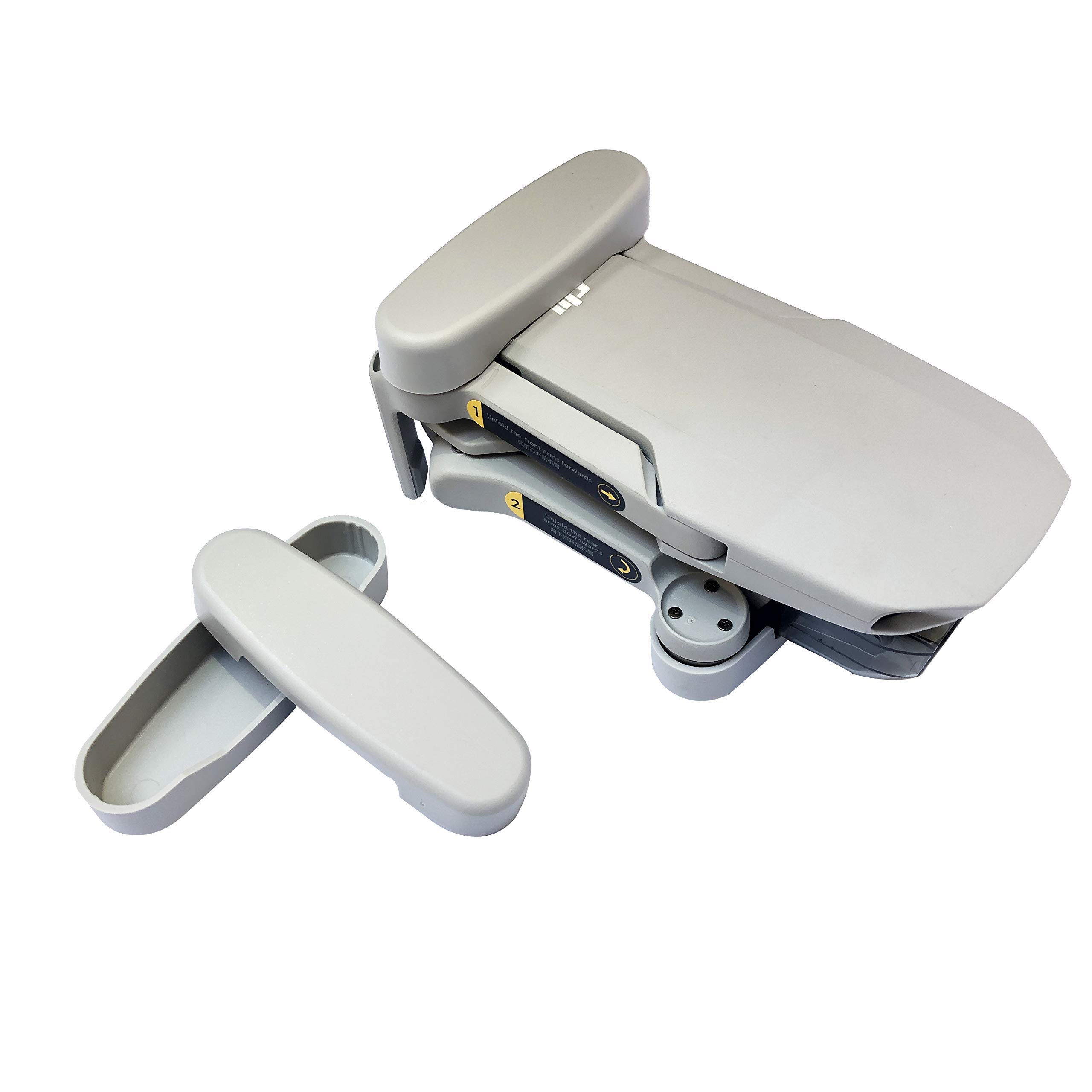 Hensych 2Pcs 4726F Propeller Stabilizer Fixing Blade Holder Motor Cover Fixer Protector Stabilizer Mount for Mavic Mini Drone Quick Release Accessories(Grey)
