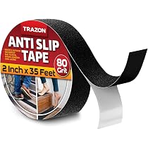Anti Slip Tape Gray | 4 Inch X 33 FT Roll | Grit 60 Heavy Duty | Waterproof & Durable | For Stairs, Decks, Ramps - View #9