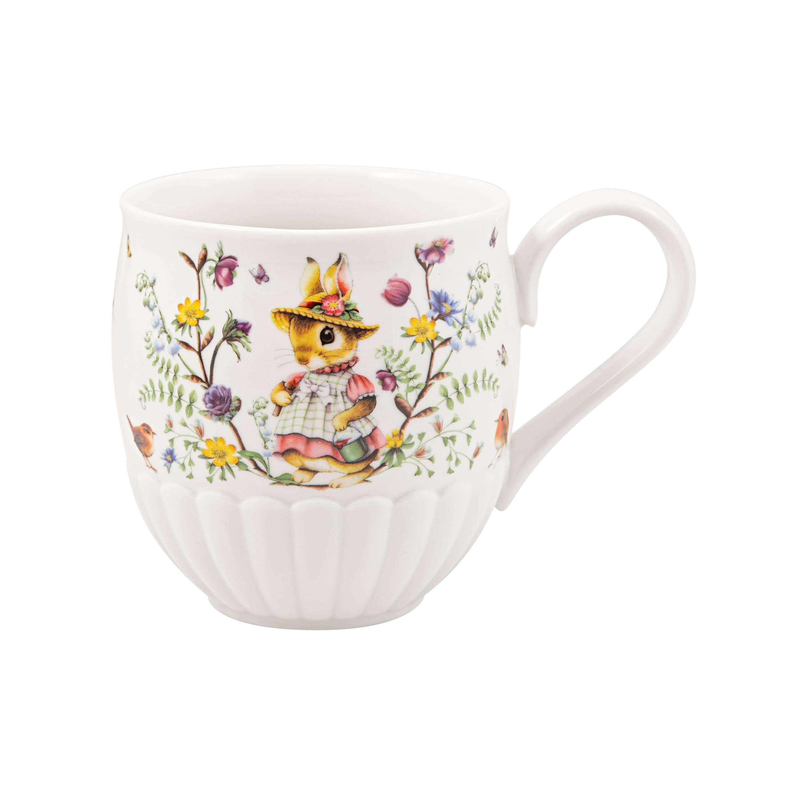 Villeroy & Boch – Spring Fantasy Mug with Handle 440 ml, Microwave Safe, Easter Decorations Home, Easter Gifts for Adults, Coffee Mug Large, Ceramic Cup for Tea, Premium Porcelain