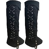 FORNYIN Pirate Boots Covers Medieval Renaissance Steampunk Boots Covers Tops with Studs for Halloween Costume