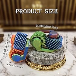 2Pcs Fidget Spinner 3D Printed Toys Gears, Fidget