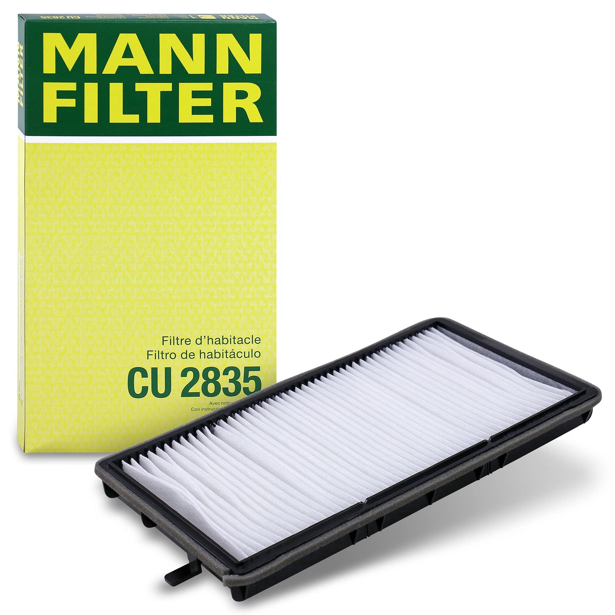 MANN-FILTER CU 2835 Cabin Air Filter - for Cars + Transporters