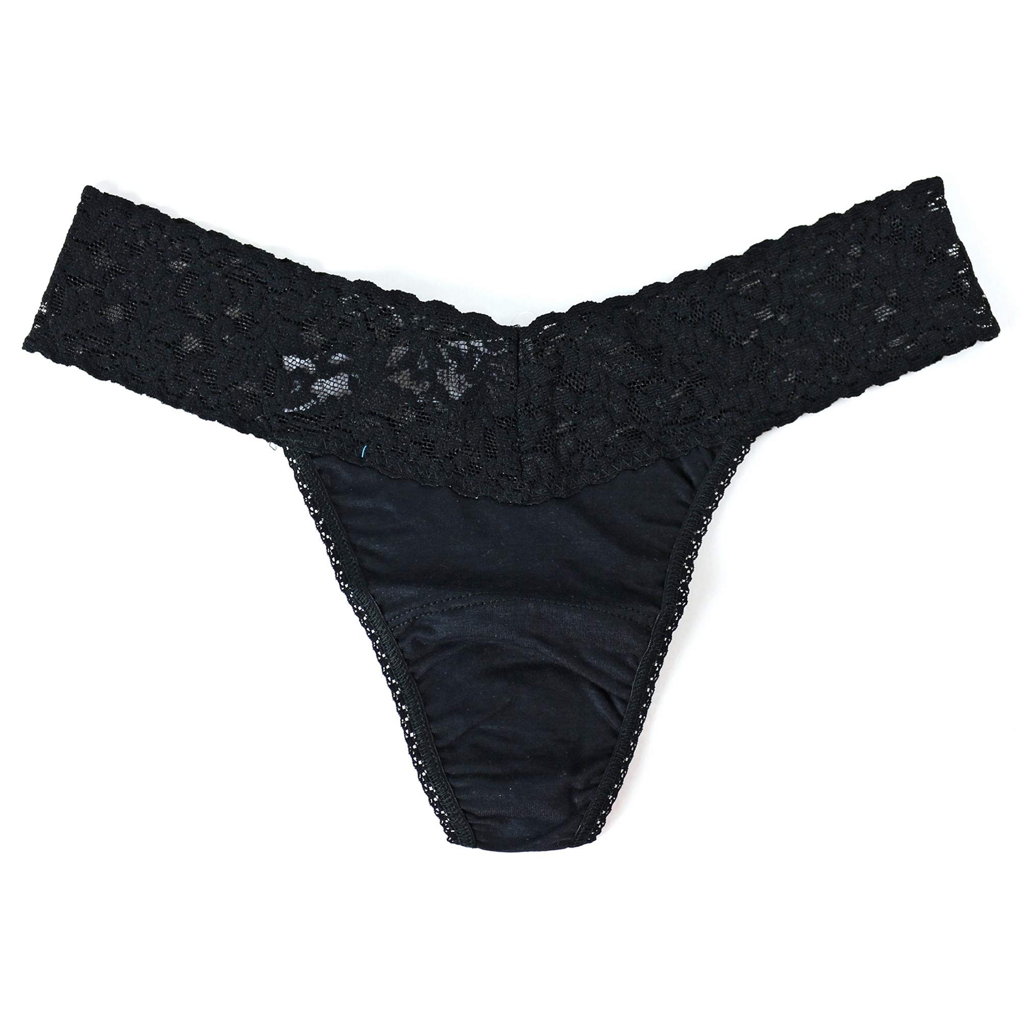 hanky panky Supima Cotton Low Rise Thongs for Women | Lacy Lingerie, Cotton Panties | One Size (4-14) | 3 or 5 pack