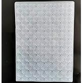 1PC Diamond Grid Background Embossing Folders for Card Making Scrapbooking and Other Paper Crafts, 12.5x20cm