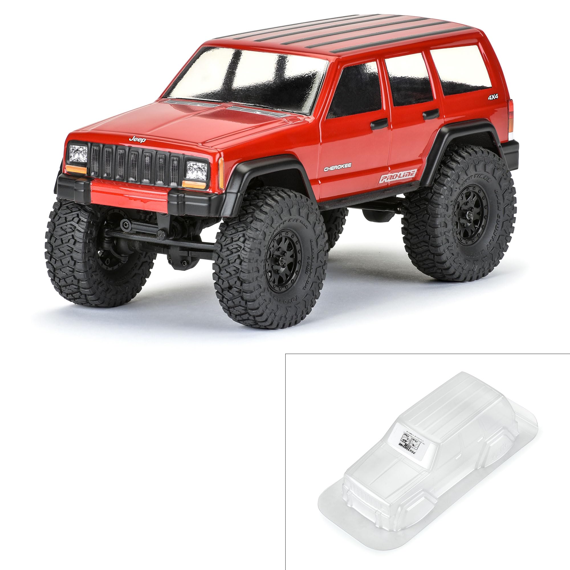 Photo 1 of Pro-Line Racing 2001 Jeep Cherokee Clear Body for SCX24 PRO363100