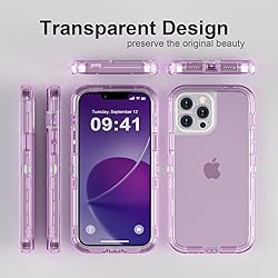 Follaroma for iPhone 13 Pro Max Case, Heavy Duty