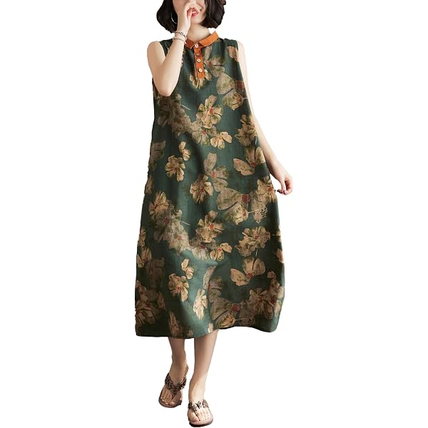 ellazhu Woen's Dress Crewneck Long Sleeve Sheer Solid Color Button ellazhu Woen's Dress Crewneck Long Sleeve Sheer Solid Color Button