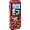 Feilei Unlocked Senior Cell Phone, Big Button Dual SIM Senior Phone, Easy to Use Mobile Phone with Large Capacity Battery, Flashlight, SOS Key, Voice Recorder, Calendar, Alarm Clock, Calculator, Red