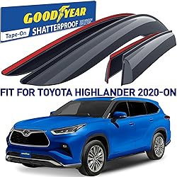 Goodyear Shatterproof Side Window Deflectors for